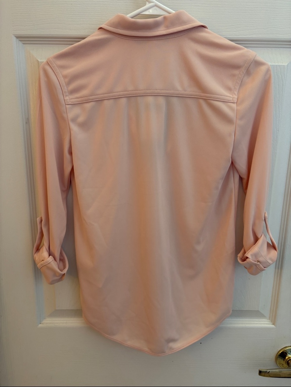 Lauren Ralph Lauren NWT pale Pink Button-Up Blouse size XXS brand new - Picture 6 of 8
